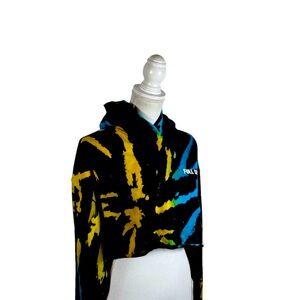 Full send crop top hoodie